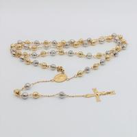 Collana Rosario in oro 18 kt del peso di gr. 11.29