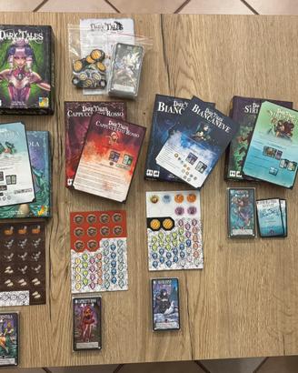 dark tales gioco base + 4 espansioni sirenetta cap