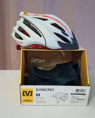 Casco Mtb Mavic Syncro 14 bianco misura M (54-59)
