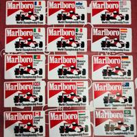 16 adesivi Marlboro F1 Ferrari world Championship 