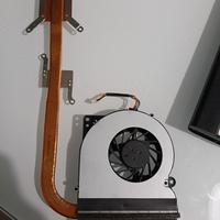Dissipatore di calore con ventola per laptop.