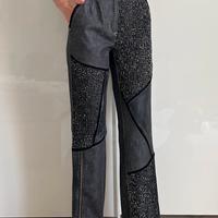 Jeans nuovo made in italy misura 42 nero grigio