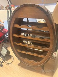 cantinetta in legno porta bottiglie