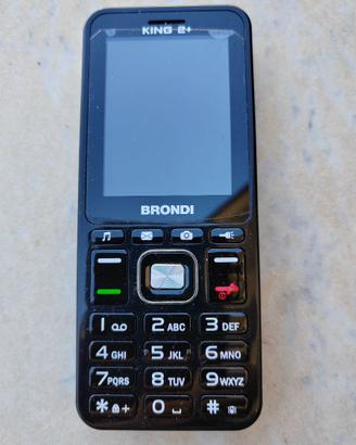 CELLULARE GSM DUAL SIM BRONDI KING 2* NERO