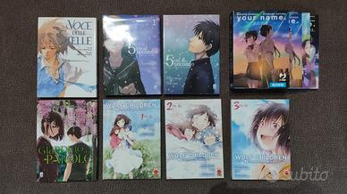 Lotto manga Makoto Shinkai (collezioni complete)