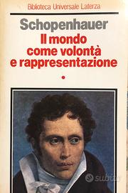 2 volumi Il mondo come volontà e rappresentazione