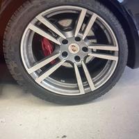 Cerchi Porsche+gomme Michelin da neve
