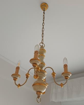 Lampadario 4 luci 