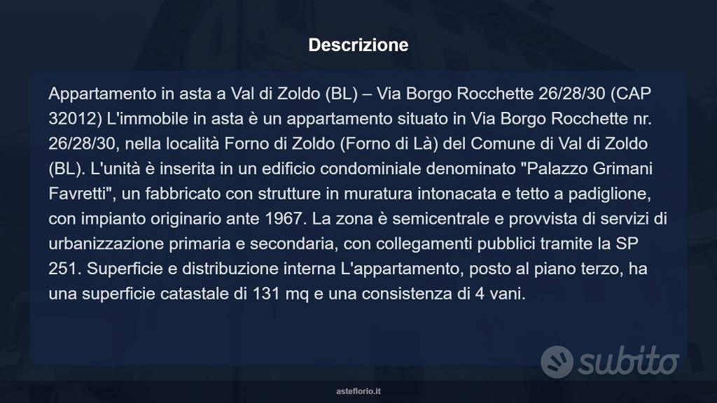 Appartamento – Val di Zoldo, Forno di Là, Barat - Altro