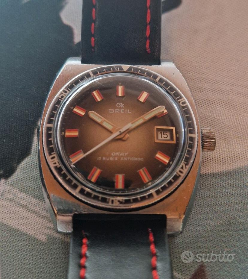 Montre Vintage Femme Breil OK - Mouvement INT 69.21 Cassé - Pour Pièces/Réparation