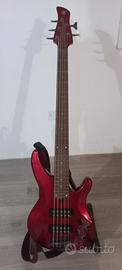 Yamaha BASSO TRBX305 Candy Apple Red 5 CORDE