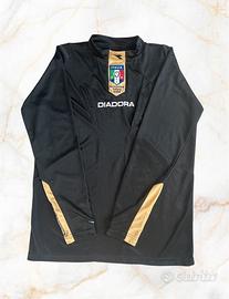 Maglia Sportiva Diadora Nera e Oro Uomo S / M