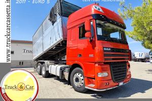 DAF XF 105.510-2011-€5-RIBALTABILE TRILATERALE+CEN
