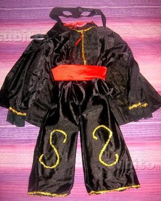 Cosplay costume vestito Zorro 7 anni