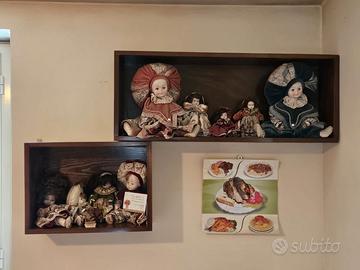 11 bambole di porcellana di capodimonte