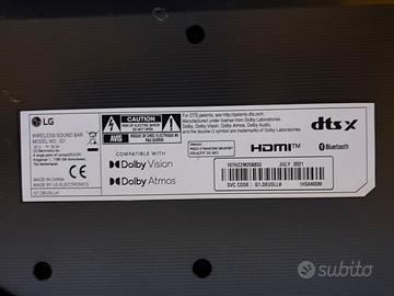 Soundbar LG G1 + Subwoofer