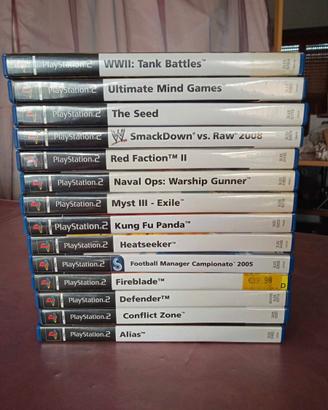 lotto di 14 giochi per Playstation2