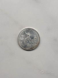 2000 Pesetas 1997 Cervantes Don Chisciotte Argento