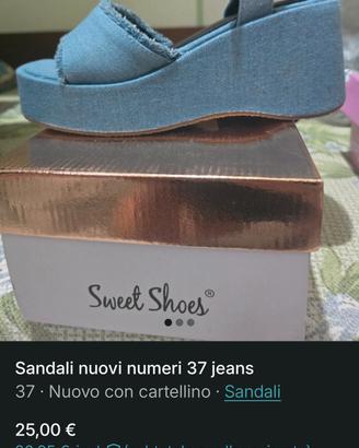 sandali estivi jeans