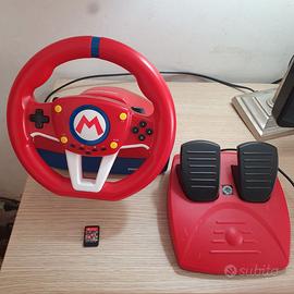 Volante e Pedaliera+Mario kart Per Nintendo Switch