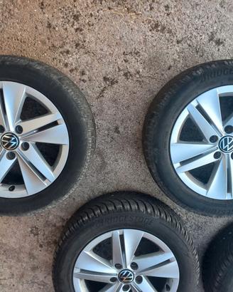 Cerchi volkswagen golf 8 e gomme bridgestone inver