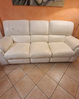 Divano in pelle Chateau d'ax