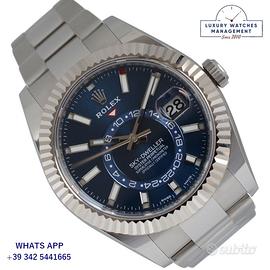 ROLEX Sky-Dweller 326934 Soleil blue dial Full Set