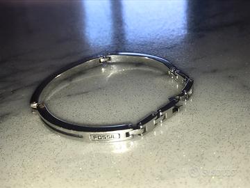 Bracciale uomo in acciaio Fossil