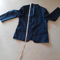 Abito completo uomo lino  blu taglia 62