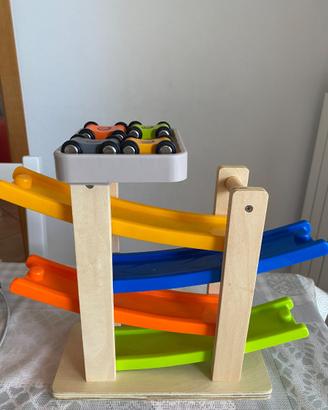 Pista legno macchinine