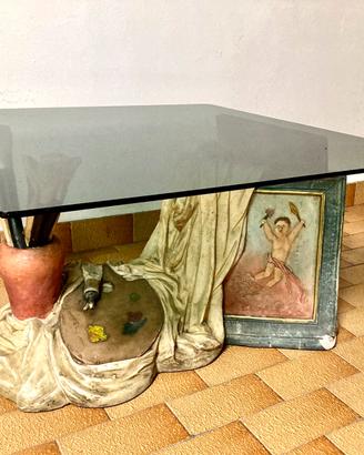 TAVOLINO di DESIGN IN VETRO