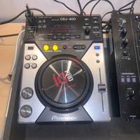 Cdj 400, case (mixer non compreso)