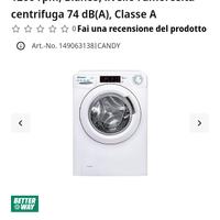 Lavatrice Candy nuova imballata 