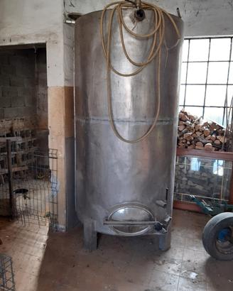 cisterna inox anni 70