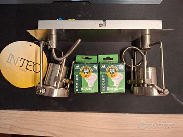 Applique Intec Light TECHNO-2 NUOVO con LED GU10