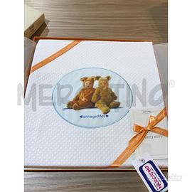 COPERTA COTONE LETTINO ANNE GEDDES 100 X 150 BIANC