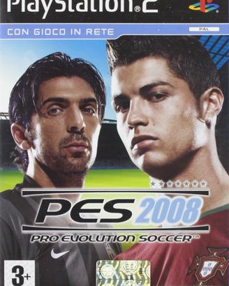 pes 2008 per playstation 2