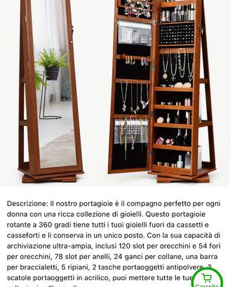 Armadio portagioielli