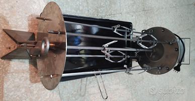 Girarrosto Satellitare Planetario 5 Spiedi + forc.