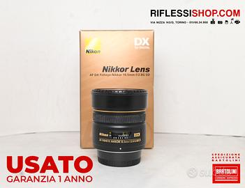 Usato nikon af dx 10.5mm f/2.8 g ed fisheye