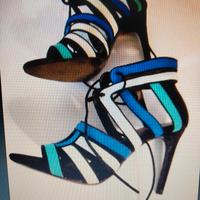 sandali Zara taglia 37 tacco alto 