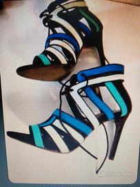 sandali Zara taglia 37 tacco alto 