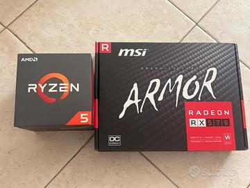 Ryzen 5 2600x + Rx570 8gb