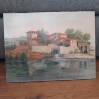 Dipinto olio su tavola 