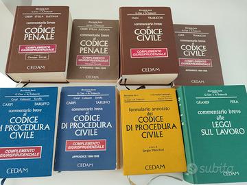 stock di 35 libri di diritto giurisprudenza codici