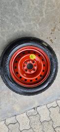 Ruotino di scorta Pirelli 135/80/B13, cerchione 4