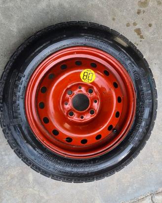 Ruotino di scorta Pirelli 135/80/B13, cerchione 4