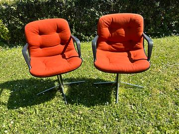 Poltrone ufficio anni 70 Steelcase Charles Pollock