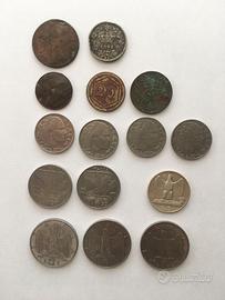 Vecchie lire Regno d'Italia e Vaticano