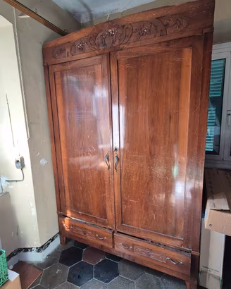Armadio legno inizio 1900